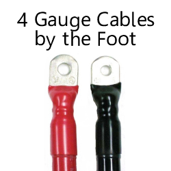 4 Gauge Cables By The Foot